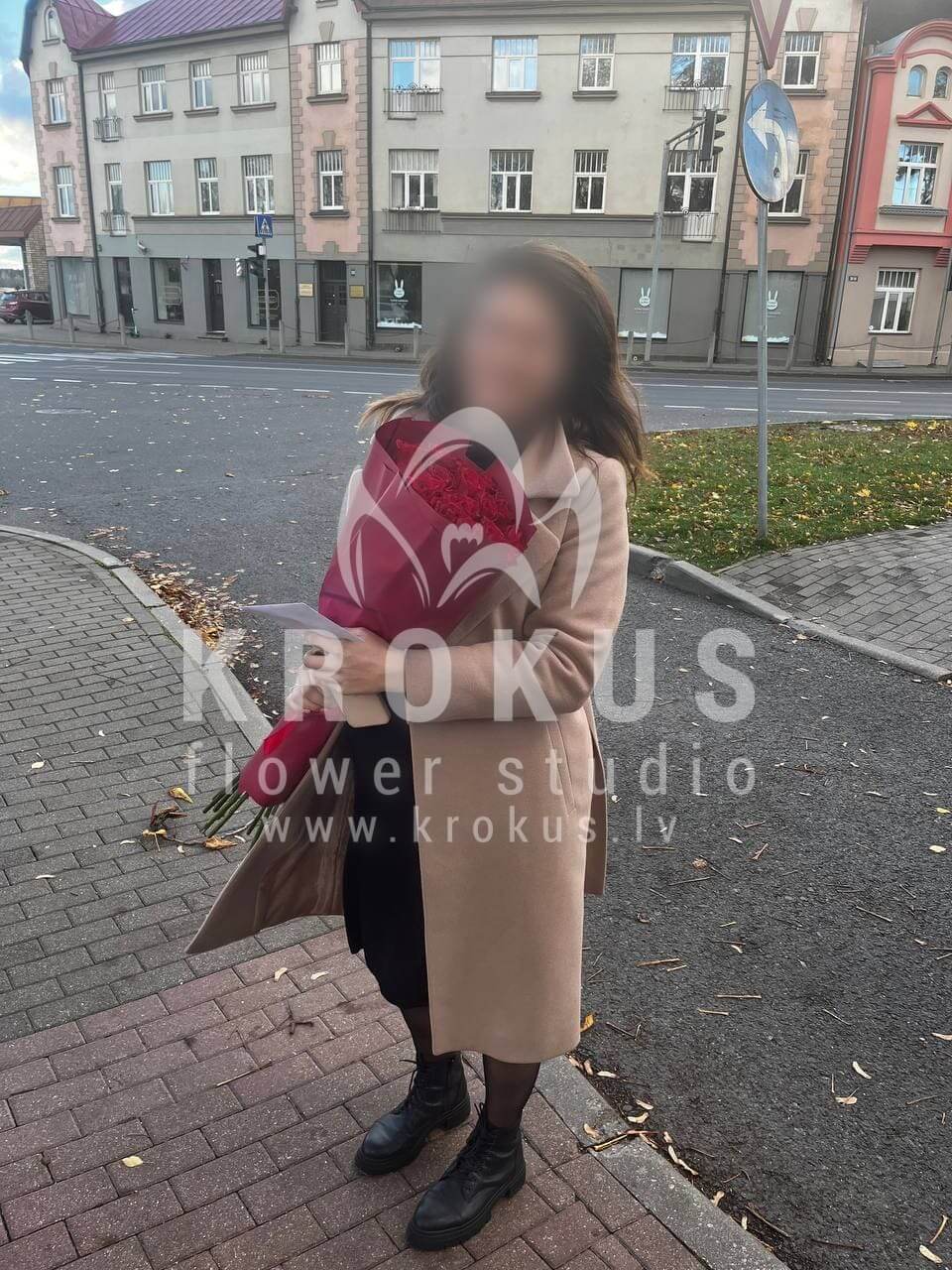 Ziedu piegāde Latvia Jurmala (sarkanas rozes)