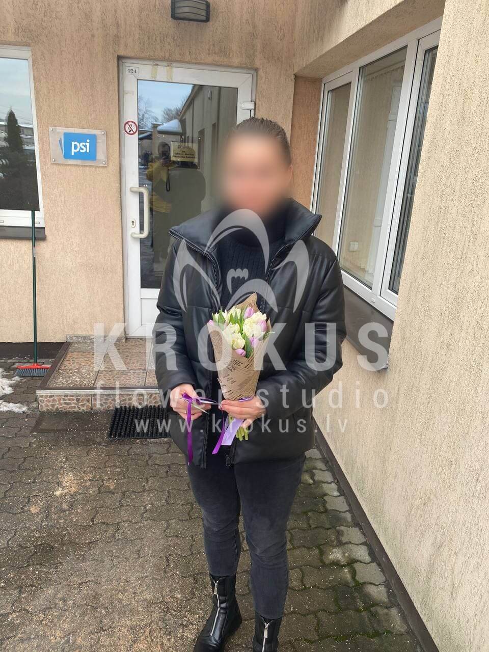 Ziedu piegāde Latvia Rīga (tulpes)